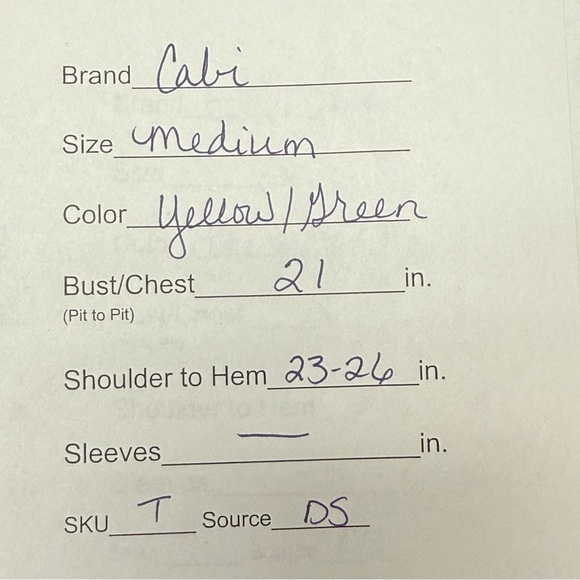 Cabi Yellow/Green Ruffle Sleeveless Blouse Medium Leopard Print Career Top - Picture 8 of 8